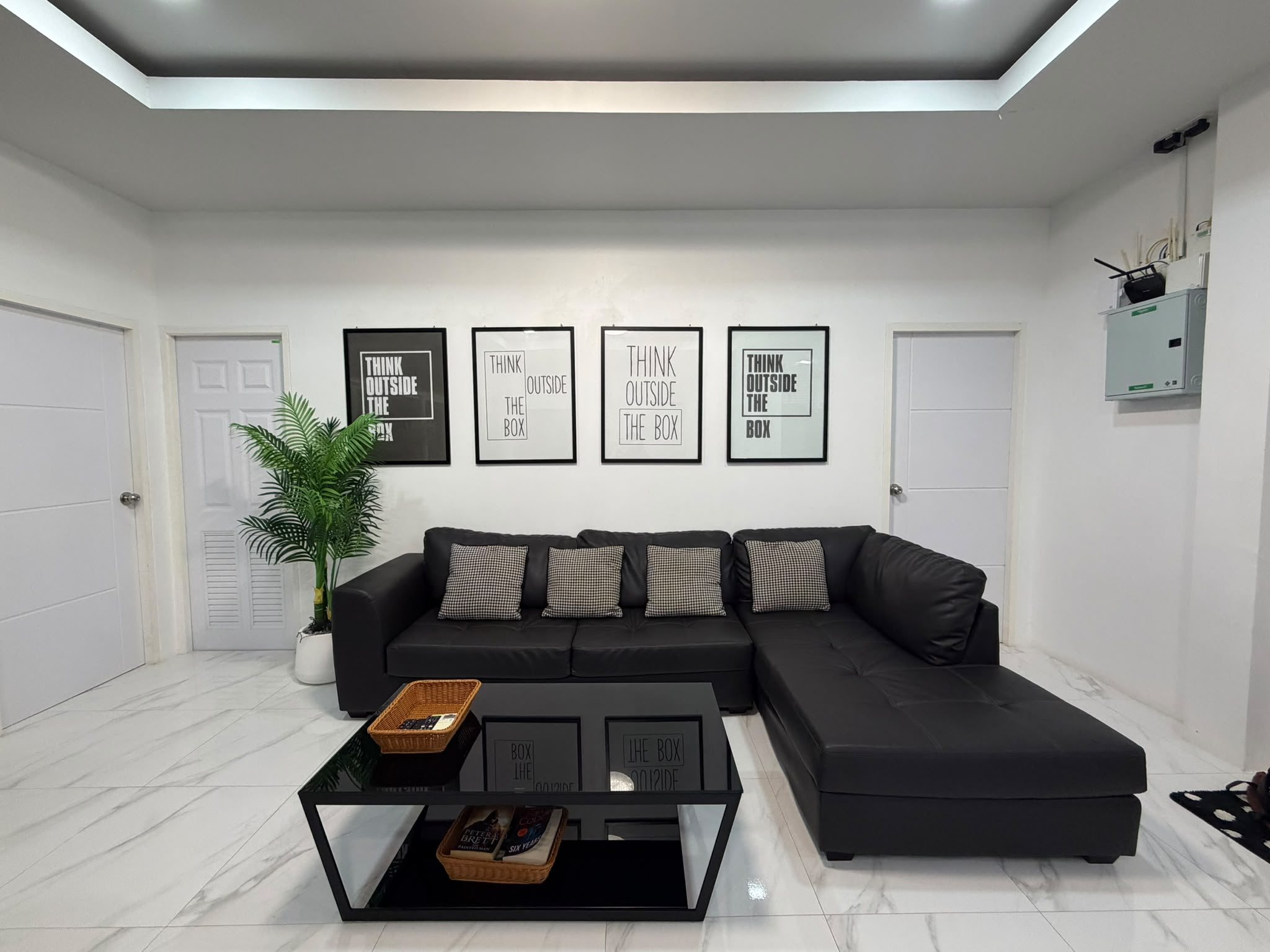 Comfortable lounge and sofa area